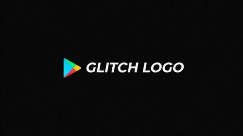 Stylish Glitch Logo - 11651680