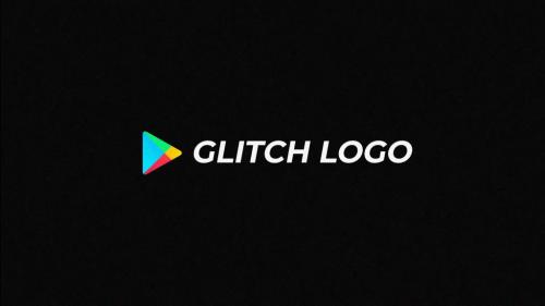 Stylish Glitch Logo - 11651680