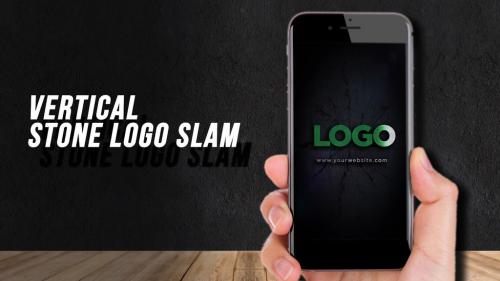 Vertical Stone Logo Slam - 11438491