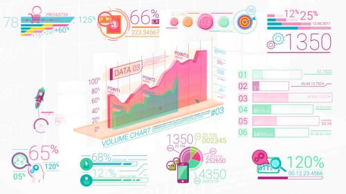 Colorful Corporate Infographic Elements - 10836894