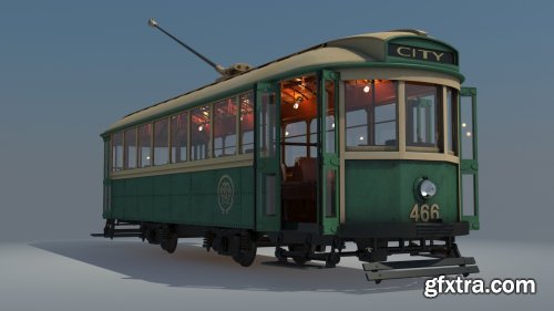 Turbosquid - X-1 class tram No. 466