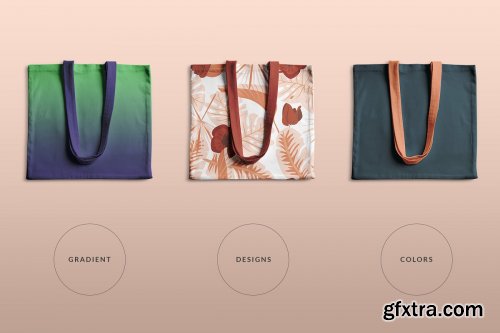 CreativeMarket - Reusable Cotton Tote Bag Mockup 4413607