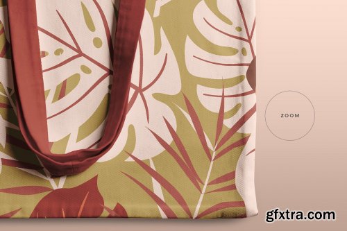 CreativeMarket - Reusable Cotton Tote Bag Mockup 4413607