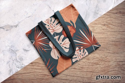 CreativeMarket - Reusable Cotton Tote Bag Mockup 4413607