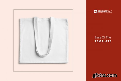 CreativeMarket - Reusable Cotton Tote Bag Mockup 4413607