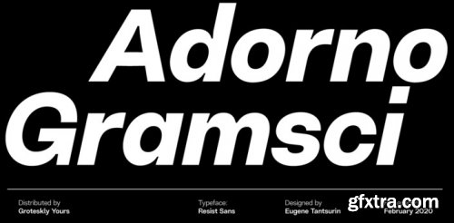 Resist Sans Complete Family