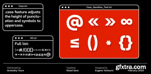 Resist Sans Complete Family