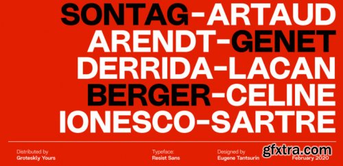 Resist Sans Complete Family