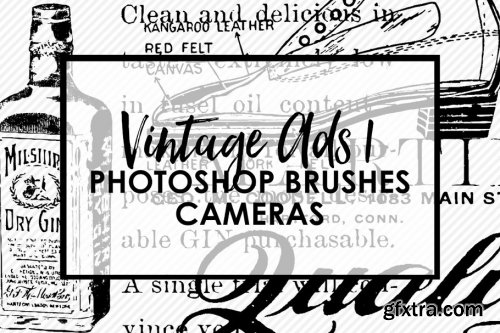 CreativeMarket - Vintage Ads 1 PS Brushes & Stamps 4316212