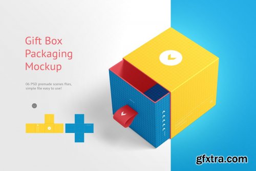 CreativeMarket - Box Packaging Mockup 4623478