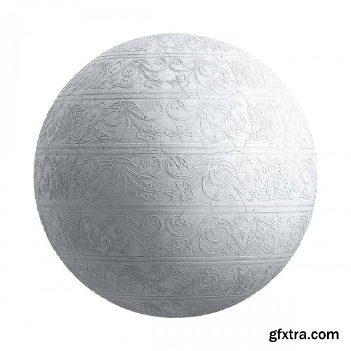 Plaster Decor Wall PBR Texture