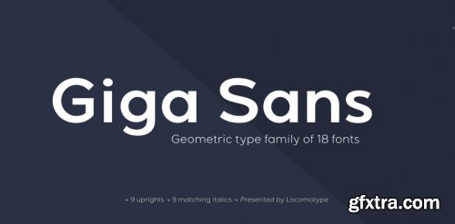 Giga Sans Complete Family