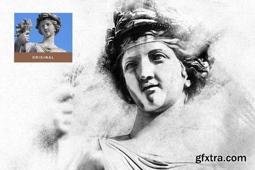 CreativeMarket - OBSIDIAN Charcoal Photoshop Actions 4530907