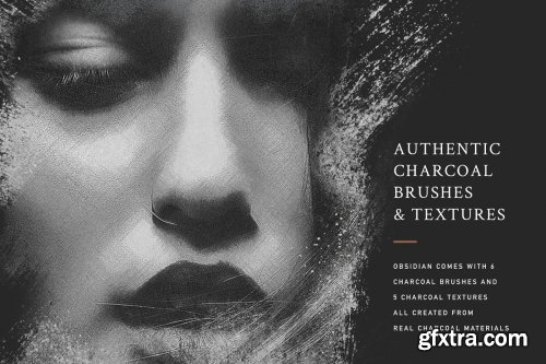 CreativeMarket - OBSIDIAN Charcoal Photoshop Actions 4530907