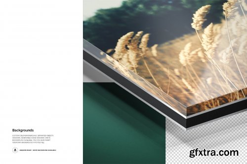 CreativeMarket - Dibond & Acrylic Closeups Mockup Set 4479781