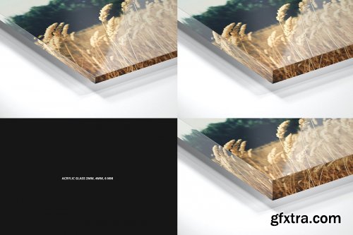CreativeMarket - Dibond & Acrylic Closeups Mockup Set 4479781