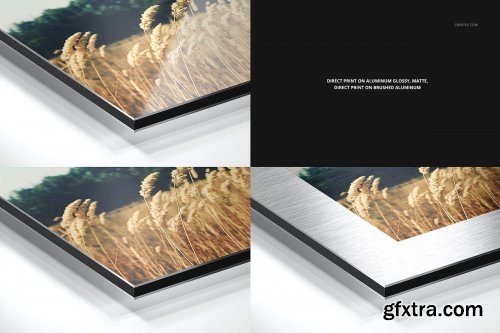 CreativeMarket - Dibond & Acrylic Closeups Mockup Set 4479781