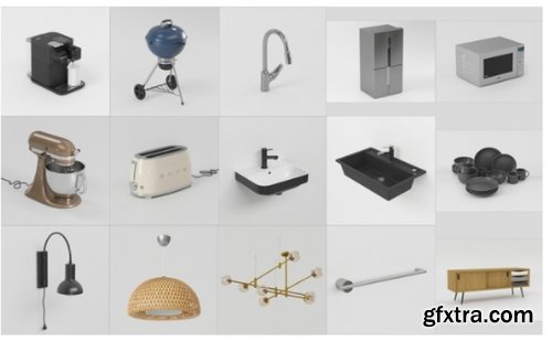 Kitchen Appliances 08 3d models