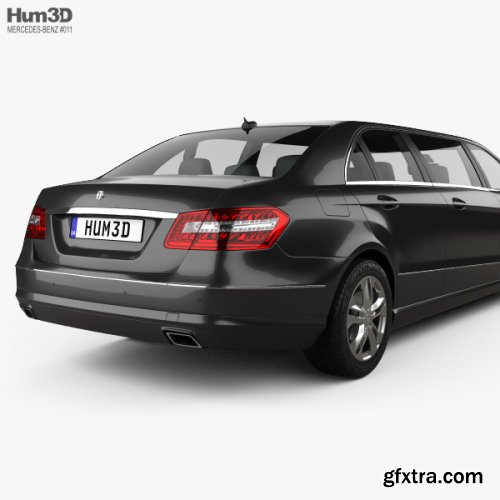 Mercedes Binz E-class Limousine 2009 3D model
