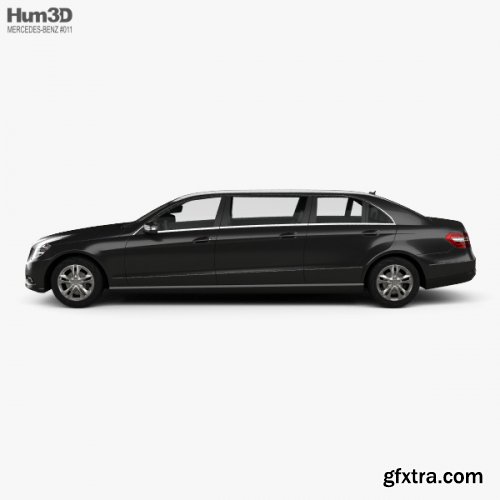 Mercedes Binz E-class Limousine 2009 3D model