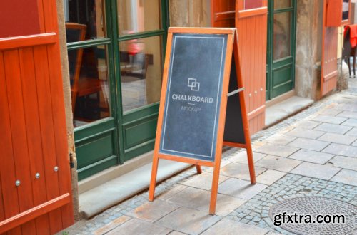 Company sign street mockup