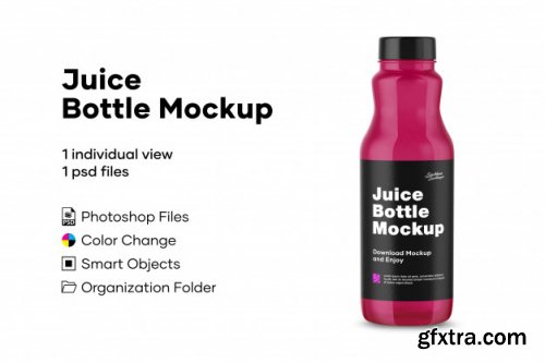 Juice bottle mockup 2