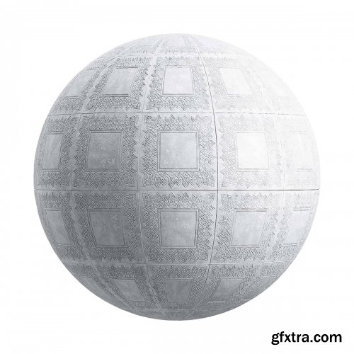 Plaster Decor Wall 05 PBR Texture