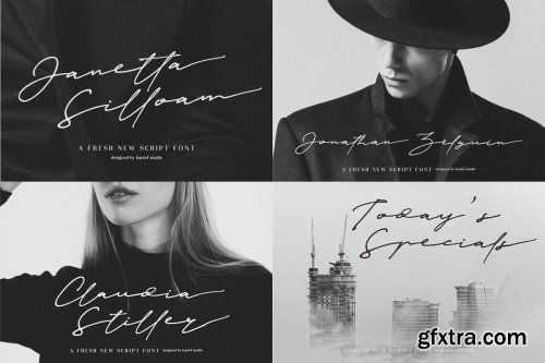 Handwritten-Script Font Bundle