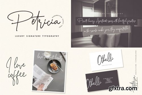 Handwritten-Script Font Bundle