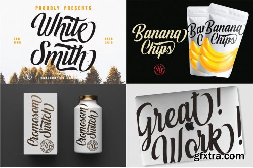 Handwritten-Script Font Bundle