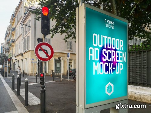 CreativeMarket - Outdoor Ad Screen MockUps 11 (v.2) 4581652
