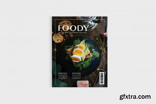 CreativeMarket - Food Diet Magazine 4690237