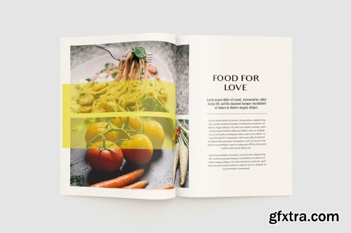 CreativeMarket - Food Diet Magazine 4690237