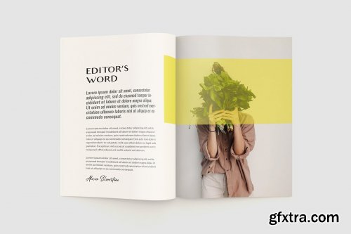CreativeMarket - Food Diet Magazine 4690237