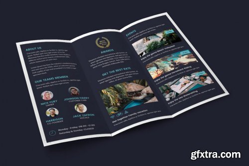 Hotel Trifold PSD Template