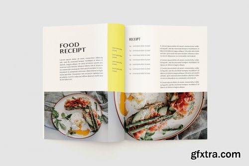 CreativeMarket - Food Diet Magazine 4690237