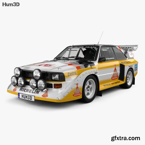 Audi Quattro Sport S1 E2 1985 3D model