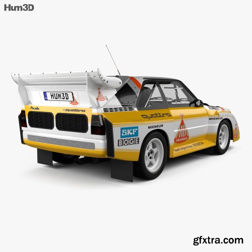 Audi Quattro Sport S1 E2 1985 3D model
