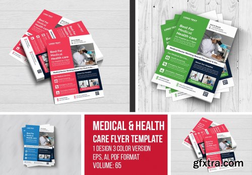CreativeMarket - Medical & Health Care Flyer Template 4686304