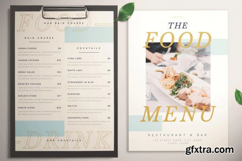 Hipstery Food Menu