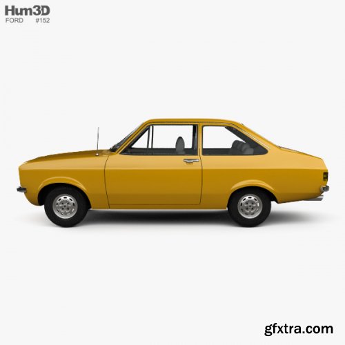 Ford Escort (EU) 1975 3D model