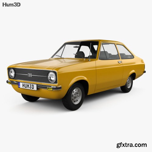 Ford Escort (EU) 1975 3D model
