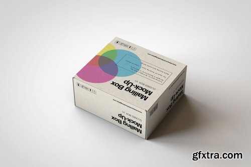 CreativeMarket - Mailing Shipping Box-Mock-Up 4502891