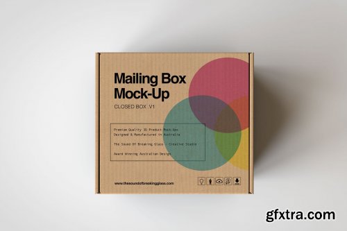 CreativeMarket - Mailing Shipping Box-Mock-Up 4502891