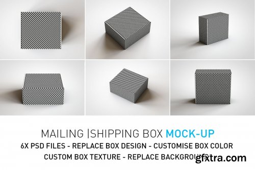CreativeMarket - Mailing Shipping Box-Mock-Up 4502891
