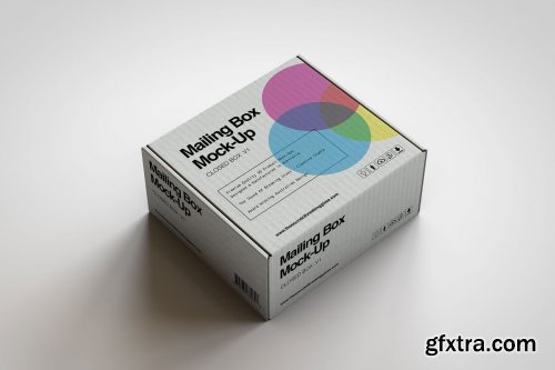 CreativeMarket - Mailing Shipping Box-Mock-Up 4502891