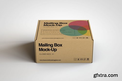CreativeMarket - Mailing Shipping Box-Mock-Up 4502891