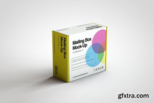 CreativeMarket - Mailing Shipping Box-Mock-Up 4502891