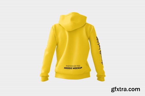 Women hoodie mock-up 