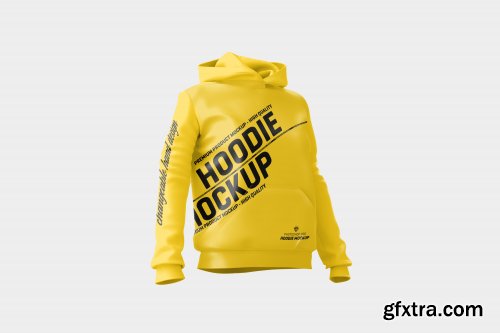 Women hoodie mock-up 
